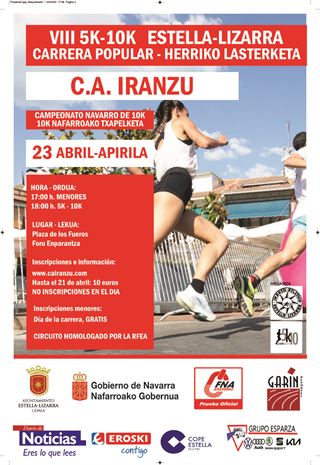 VIII Estella-Lizarra. Cto Navarro de 10k